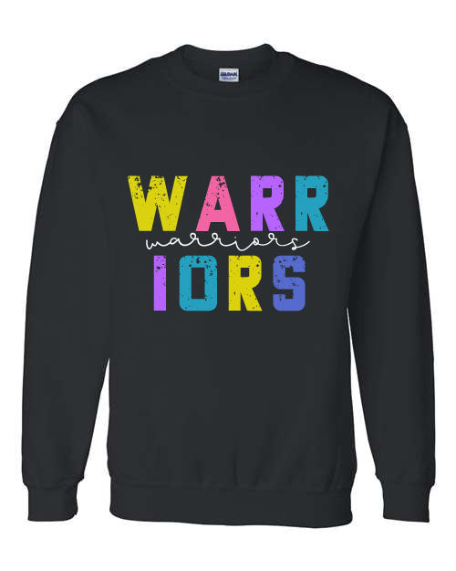 Warren Central Warriors 2024 Design 2 - T-Shirt, Long Sleeve T-shirt, Crew Neck, Hooded Sweatshirt or 3/4 Sleeve Baseball Tee (Copy) (Copy)