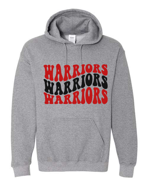 Warren Central Warriors 2024 Design 9 - T-Shirt, Long Sleeve T-shirt, Crew Neck, Hooded Sweatshirt or 3/4 Sleeve Tee