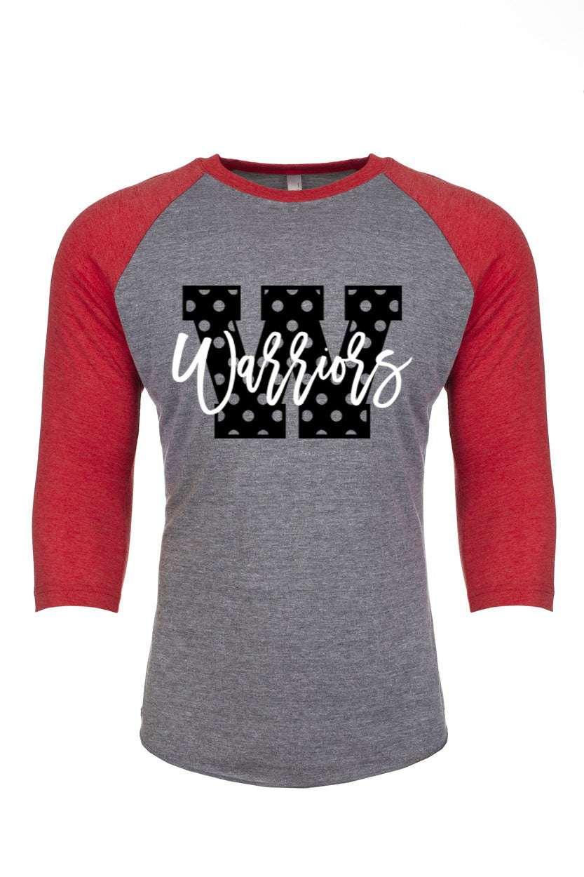 Warren Central Warriors - 3/4 Sleeve Raglan