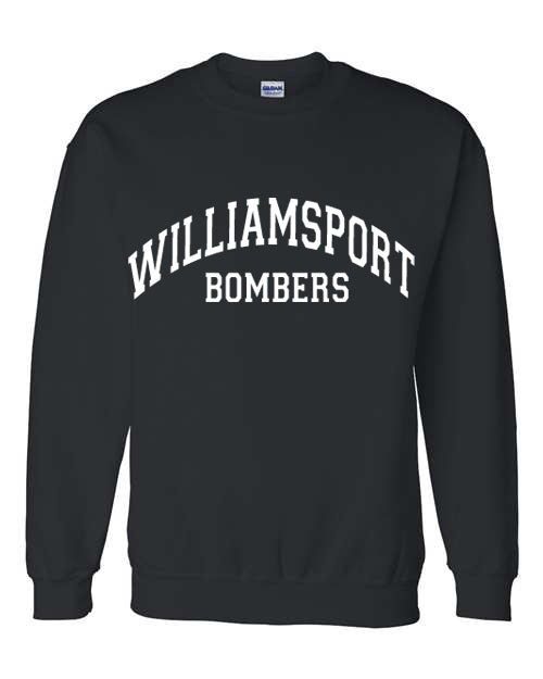 Williamsport Bombers - Design #2 - T-Shirt, Long Sleeve T-shirt, Crew Neck or Hooded Sweatshirt