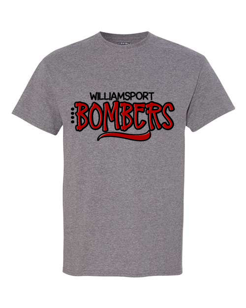 Williamsport Bombers - Design #7 - T-Shirt, Long Sleeve T-shirt, Crew Neck or Hooded Sweatshirt