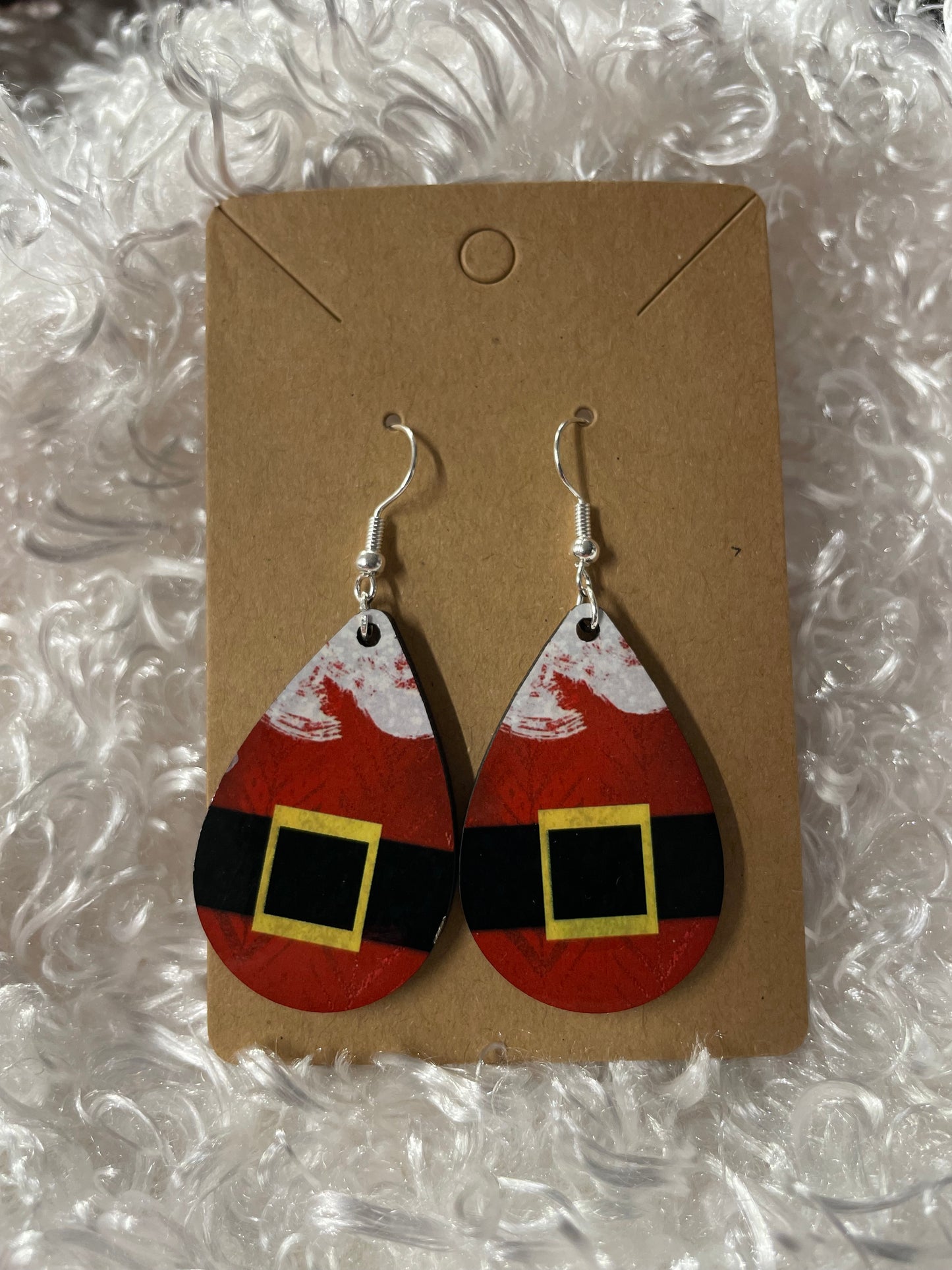 Santa Belt teardrop earrings