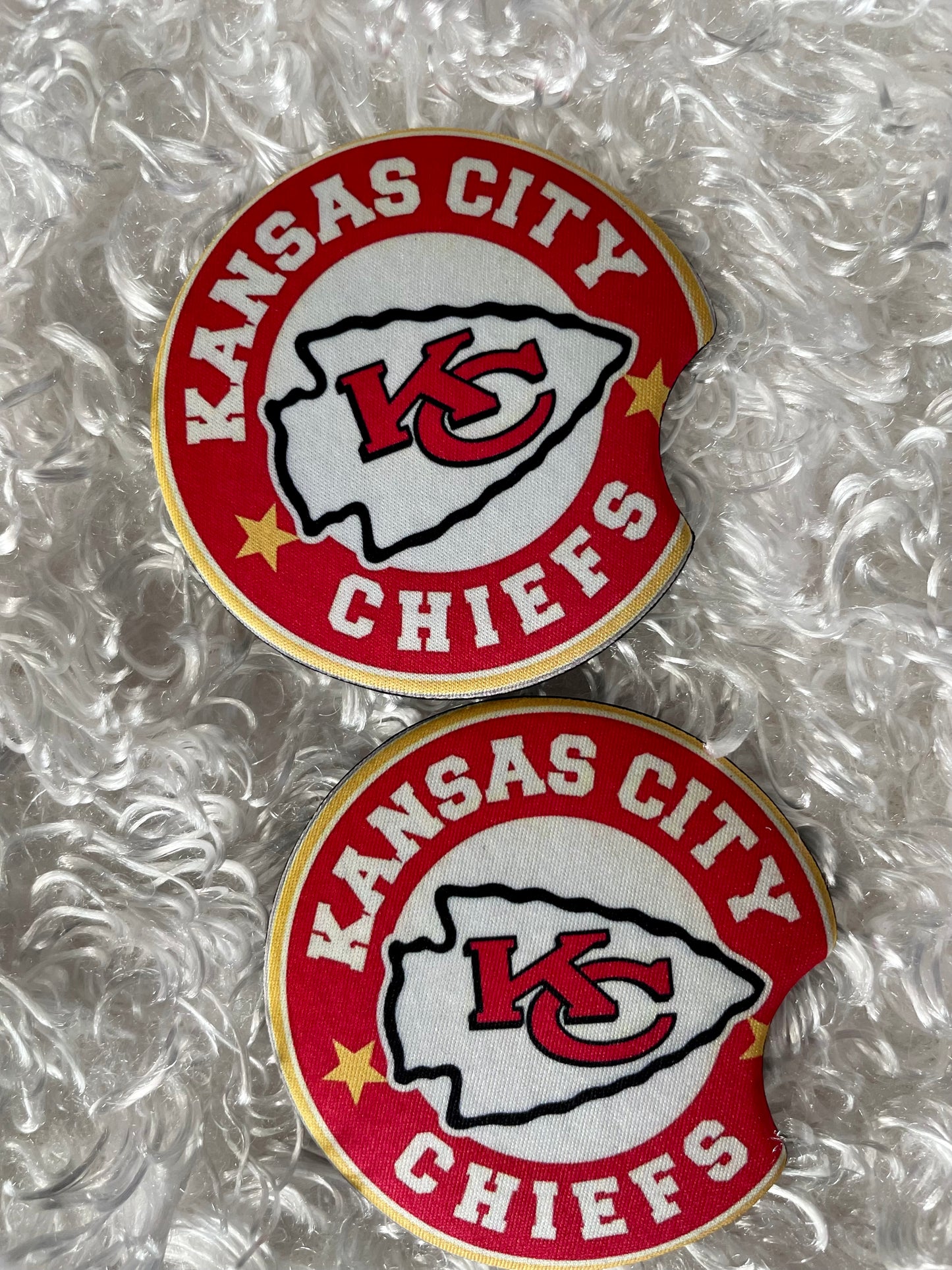 Car Coasters - Set of 2 - Chiefs