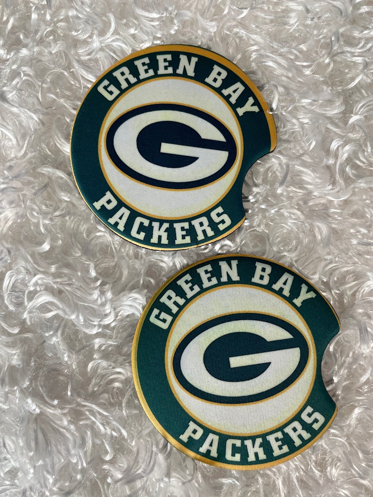 Car Coasters - Set of 2 - Packers