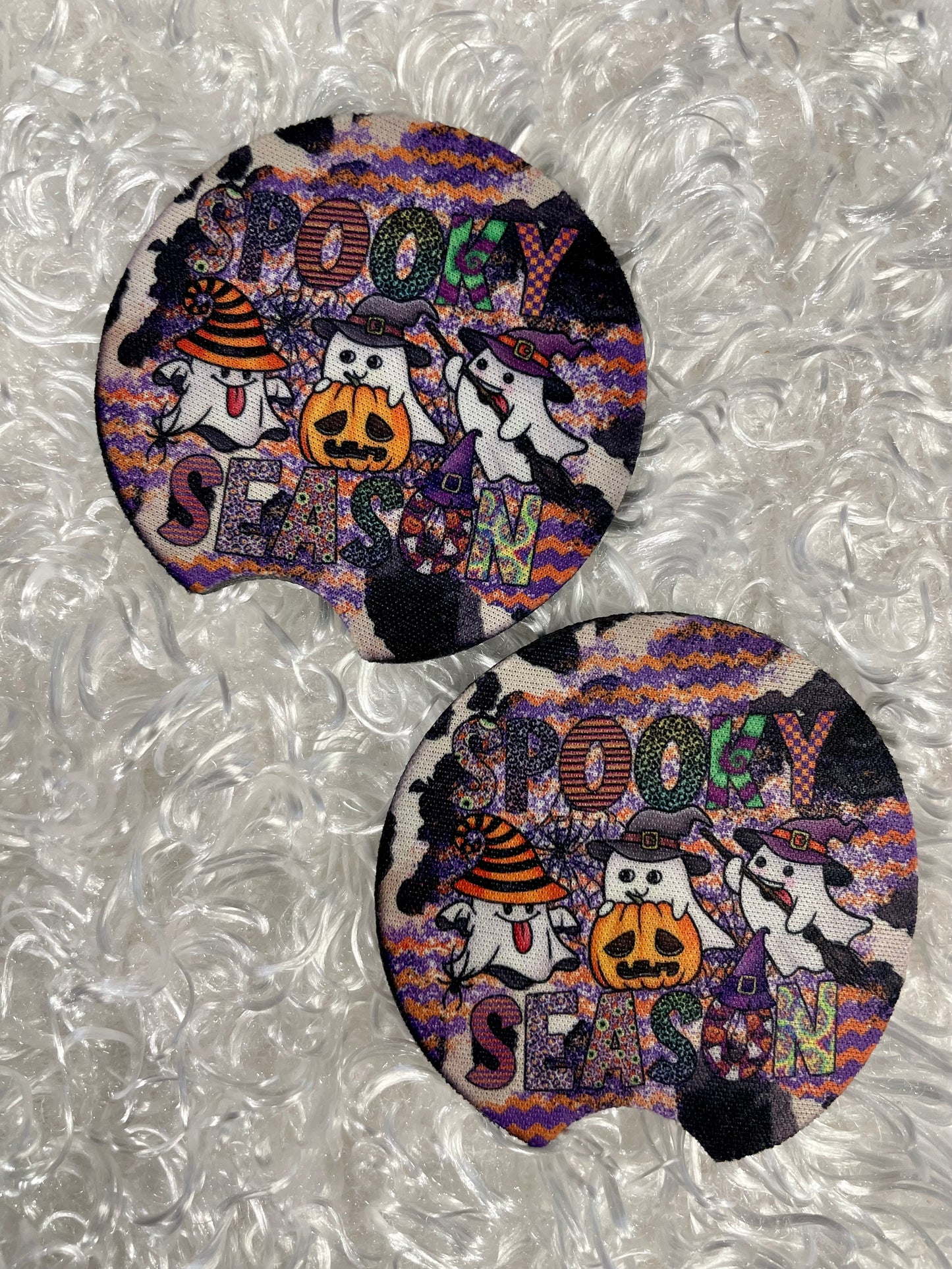 Car Coasters - Set of 2 -Spooky