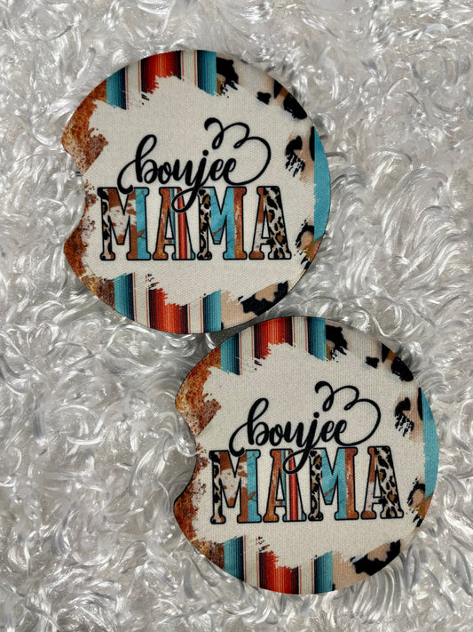 Car Coasters - Set of 2 - Boujee Mama